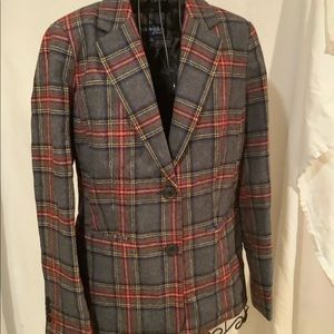 NWOT Chadwick’s of Boston Tartan Blazer Size 04
